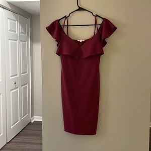 Wine colored dress - size medium